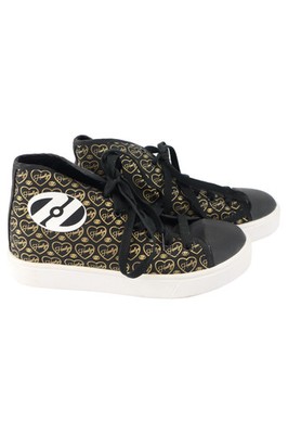 HEELYS Rollerschuhe Damen Gr. 38 Schwarz Gold High-Top Sneaker