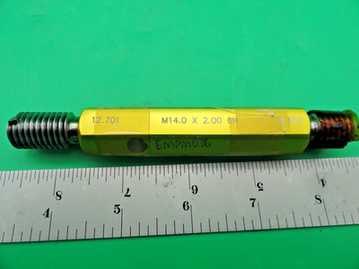 VERMONT GAGE M14x2.00 6H GO-NOGO THREAD GAGE