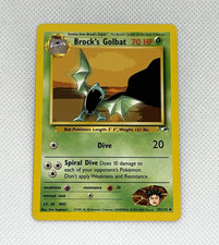 Pokemon TCG Brock's Golbat 39/132 Gym Heroes Uncommon Regular Unlimited EN 70HP on eBay