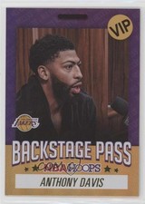 2020-21 Panini NBA Hoops Back Stage Pass Holo Anthony Davis #3 rt6