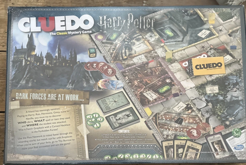 Harry Potter Cluedo Mystery Board Game - Winning Moves 100% Complete New - Image 2 of 4