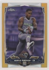 2014 Topps Chrome Gold Refractor 3/50 Marcus Roberson #190 0b2