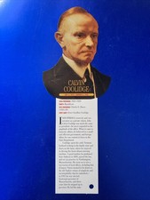 Calvin Coolidge  Unique President   Collector Card, Die Cut