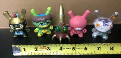 5 KID ROBOT KIDROBOT figures WING NUT SPT GLOOMY DOKTER