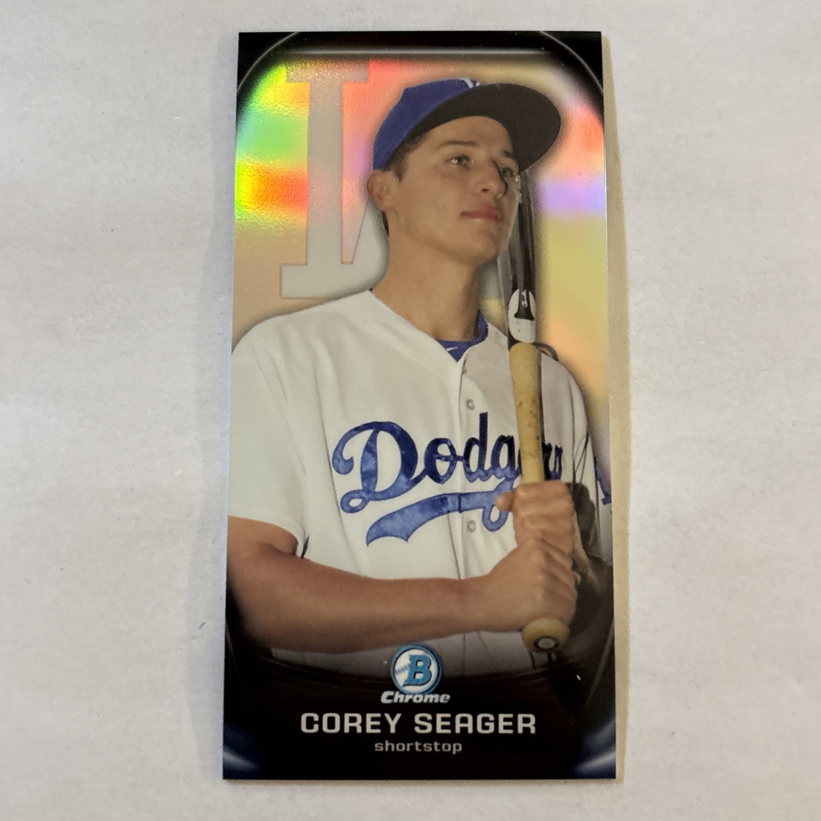 2015 Bowman Prospect Profiles Mini Refractor Corey Seager RC #PP-3