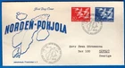 STAMPS FINLAND-Northern Countries Day, set of 2,    FDC ,1956-#