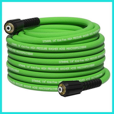 #ad Pressure Washer Hose 50 FT 1 4quot; 3100 PSI Kink Resistant amp; Super Flexible Rep... $74.66