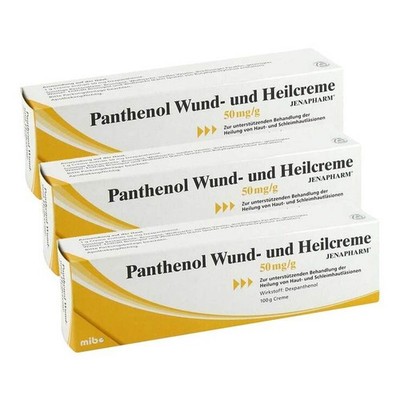 Panthenol Wund- und Heilcreme Jenapharm · 3x100 g · PZN 08032447