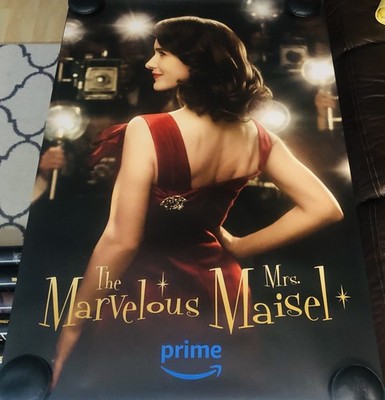 THE MARVELOUS MRS MAISEL Original DS 27x40 Series Movie Poster Amazon Prime RARE