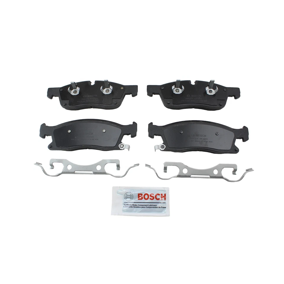 Pastilhas de freio dianteiras de cerâmica Bosch QuietCast para Dodge Durango Jeep Grand Cherokee - Imagem 4 de 4