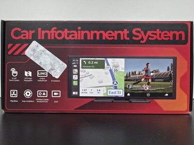 Car Infotainment System 10.25'' GPS Navigation w/IOS/Android NEW/OPEN BOX
