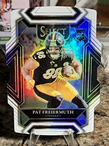 2021 Panini Select - Club Level Pat Freiermuth #259 White Prizm Die-Cut /99 (RC)