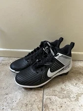 Nike Force Savage Pro 3 Men's Size 13 Football Cleats Black White DA5453-005