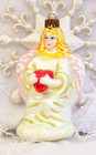 Pink Wings Glass Angel Christmas Ornament — photo 6