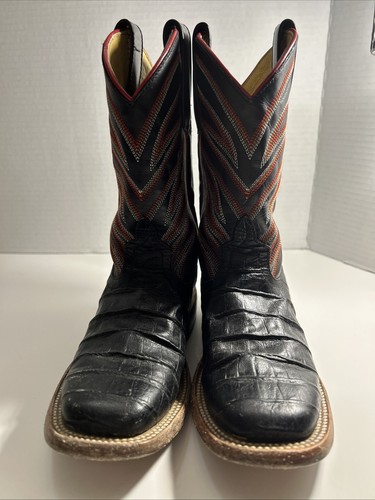 Anderson Bean Black Caimen Belly Teen 12 R