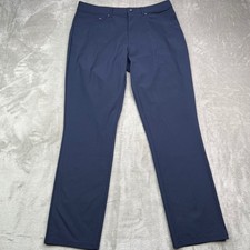 Puma Enjoy Golf 101 5 Pocket Pants Mens 34x32 Navy Blue Performance Trousers