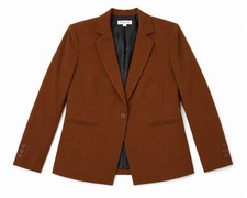 Pendleton Vintage Blazer Women's 12 Chocolate Brown 100 Virgin Wool Classiccore