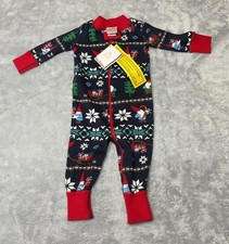 Hanna Andersson Gnomes Print Baby Zip Sleeper Size 60cm 3-6 Months