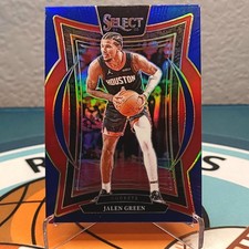 2024-25 Panini Select - Concourse Jalen Green #47 Blue Prizm