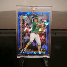 2025 Topps Chrome Sapphire Update Nick Kurtz Oakland A's Athletics #USC178 (RC)