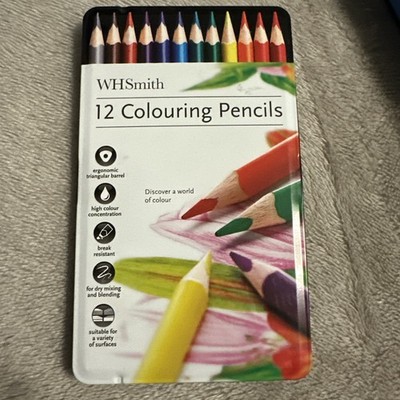 WHSmith Artist's Colouring Pencils Set of 12 Brand New & Sealed