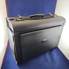 AlpineSwiss 19" Wheeled Rolling Briefcase, Case, Sales, Sample, Pilot, Lawyer 💼