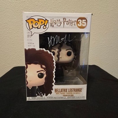 SIGNED Helena Bonham Carter Funko Pop! Bellatrix Lestrange #35 w/COA