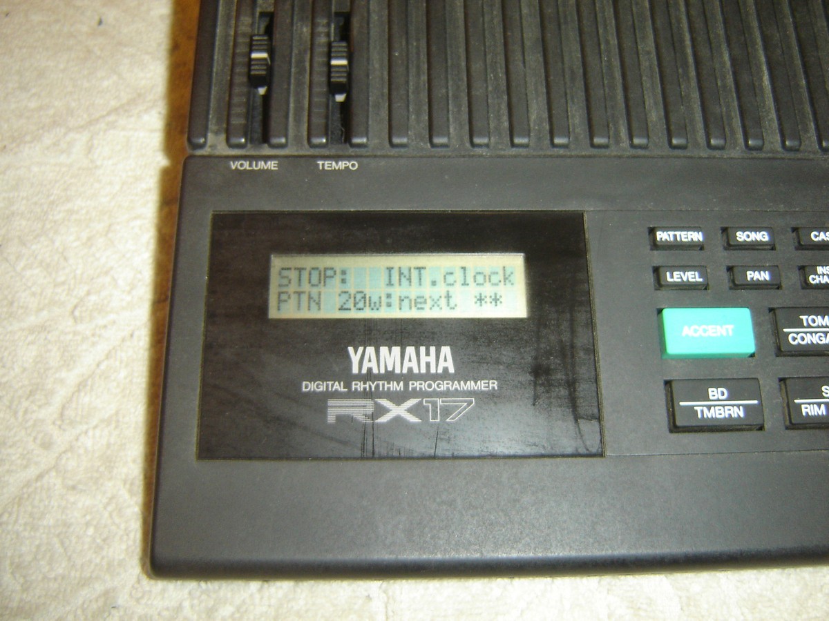 Yamaha RX17, Digital Rhythm Programmer, Vintage Drum Machine | eBay
