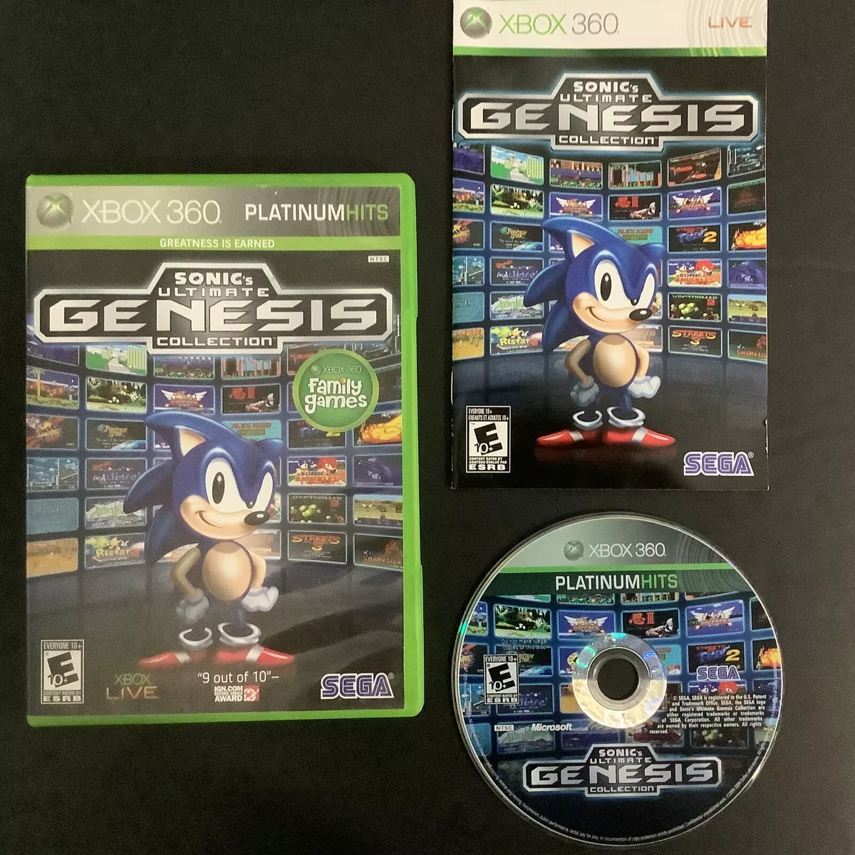 Jogo Sonic Ultimate Genesis Xbox 360 Original Envio Rápido!!