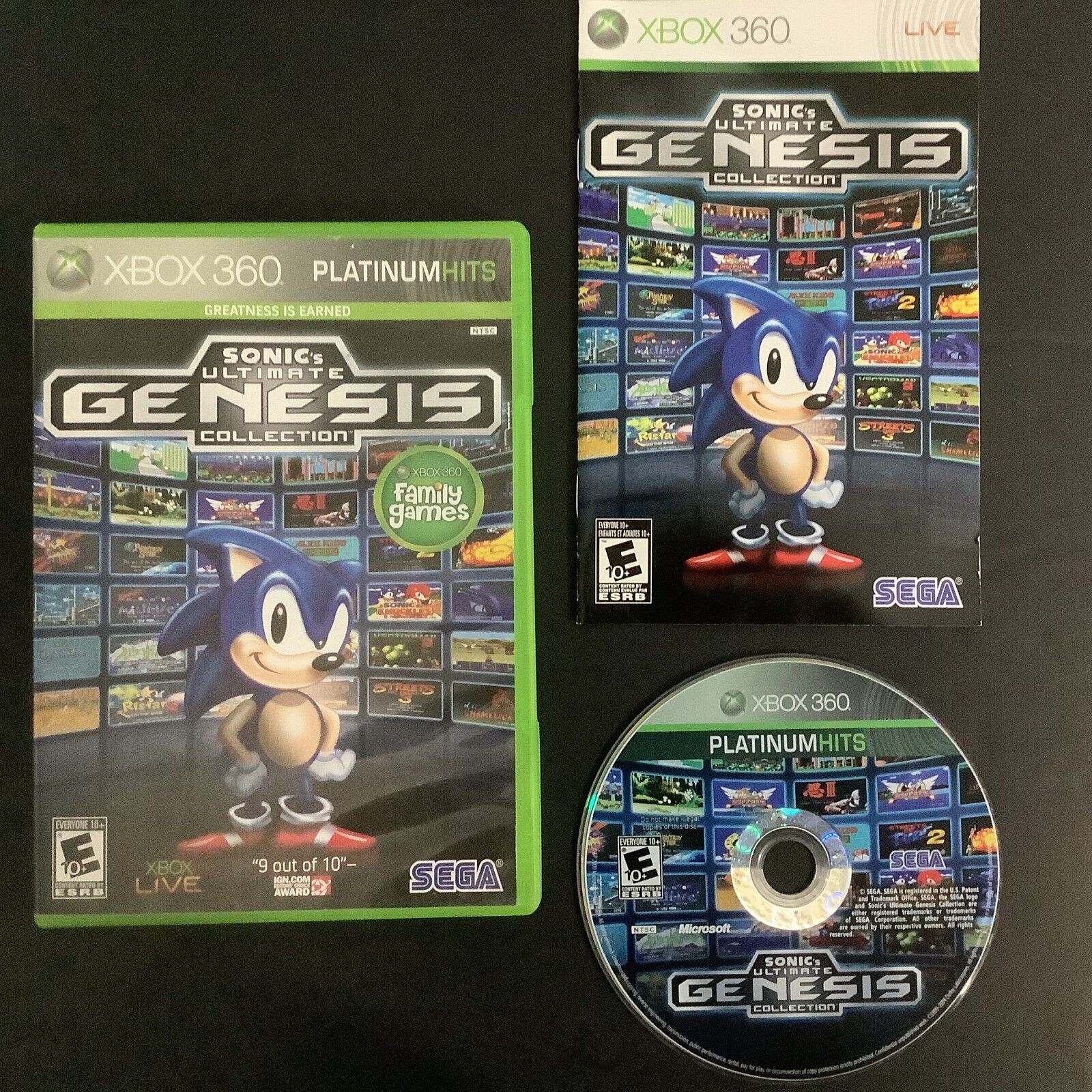 Sonics Ultimate Genesis Collection Xbox 360 Game