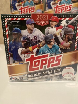 2021 Topps Baseball Trading Cards Factory Sealed Holiday Mega Box