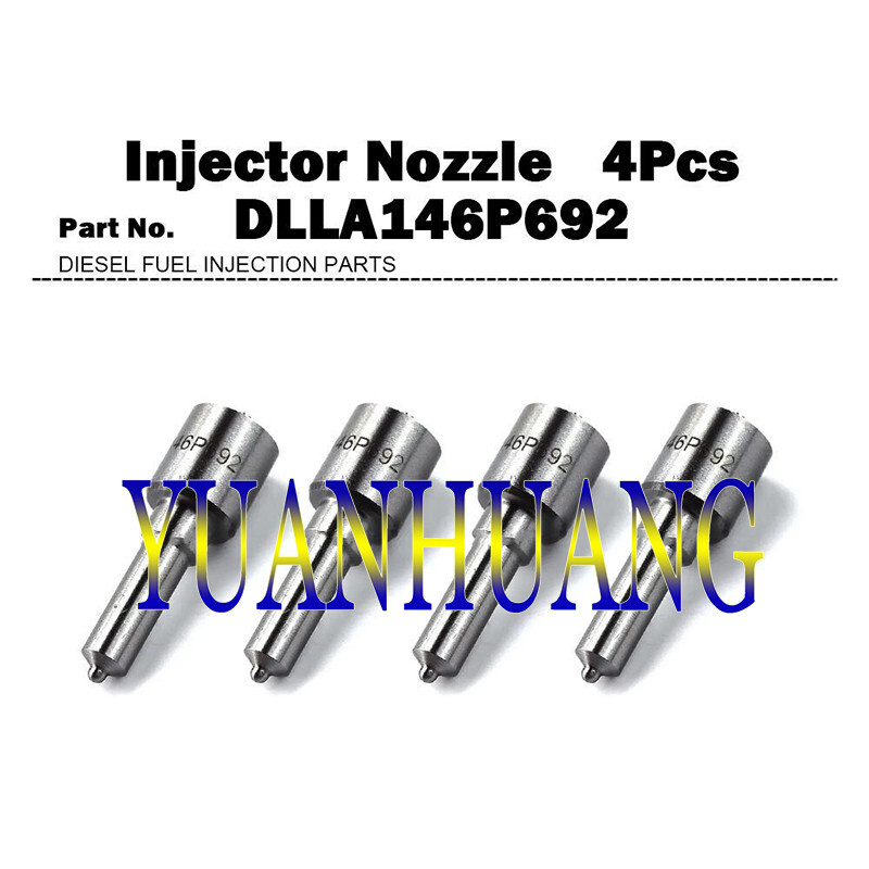 4x Injector Nozzle DLLA146P692 for Hyundai HD65 HD72 HD78 D4DB