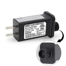 5V 2A JT-DC050V1000 IP44 Low Voltage LED Driver US/CA Plug for String Lights Sx