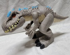 Imaginext Jurassic World Indominus Rex Dinosaur Toy 15" Thrashing Action Toy