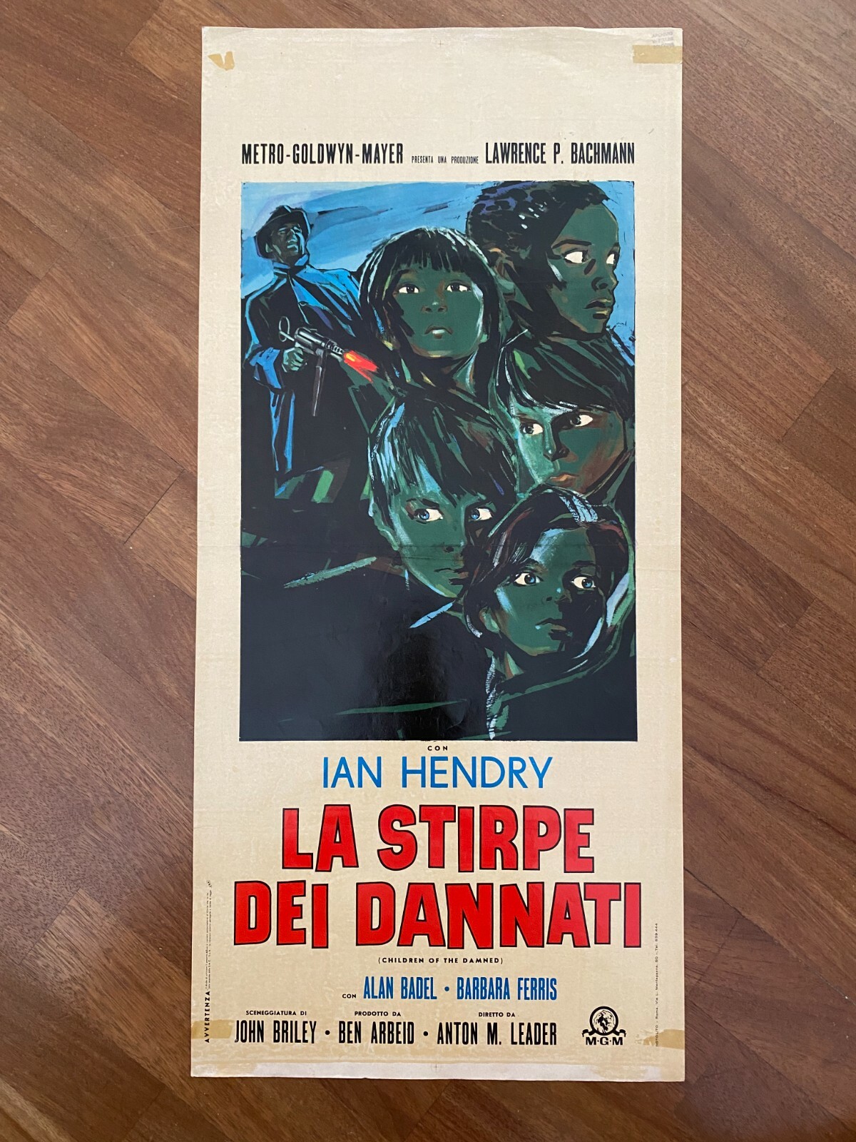 Locandina originale film La stirpe dei dannati (1964) - Regia di Anton Leader