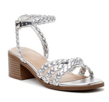 Wonder Nation Sz 5 Silver Girls Sandals Strappy NWT