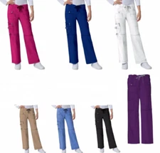 Dickies Womens Scrubs Gen Flex Drawstring Cargo Pant 857455P PETITE Colors/Sizes
