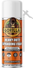 Gorilla Heavy Duty Expanding Foam Grey Finish Outdoor & Indoor Use 353ml Can