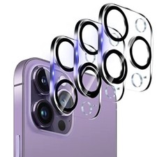 3 Protector de lente de c mara de vidrio templado para iPhone 14 Pro Pro Max