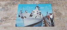 alte Color Postkarte AK KIEL FLOTTENBESUCH IM HAFEN ZERSTÖRER MARINE 1975   ?