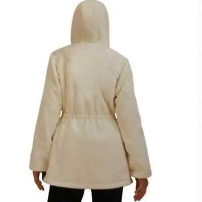 1 Madison Expedition Ladies Teddy Full Zip Jacket Size XL Ivory | eBay