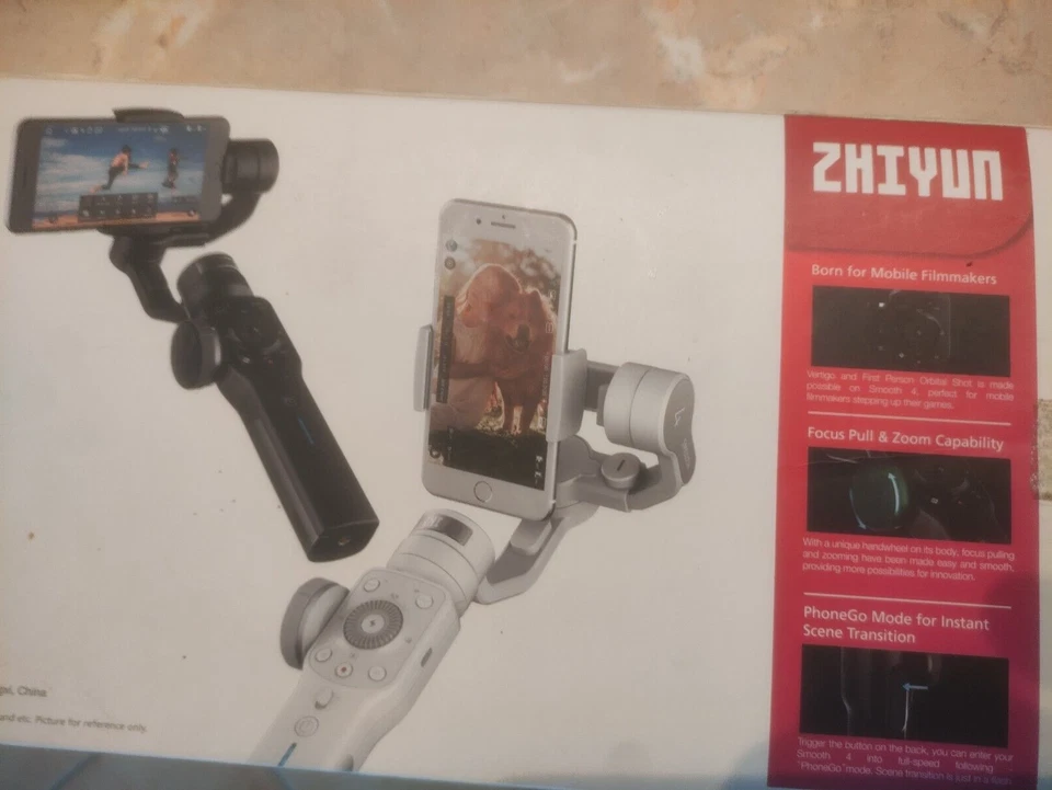 Zhiyun Smooth 4 - Schwarz, 3-Axis Smartphone Stabilizer - Bild 2 von 2
