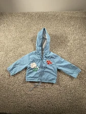 Vintage 70’s Weather Tamer Kids Jacket Coat Sz 24 Months Hoodie