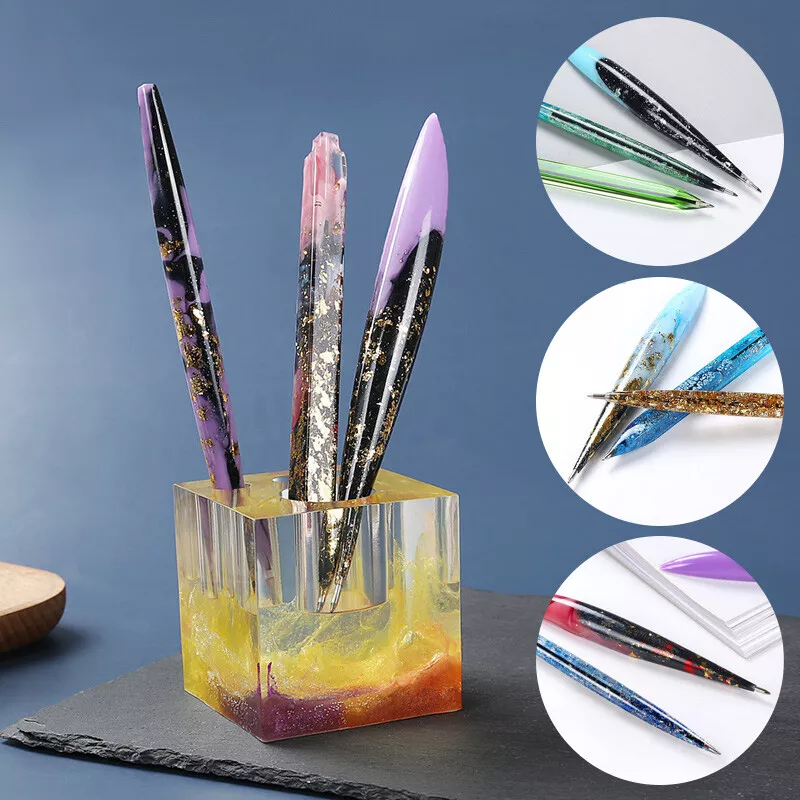 Ballpoint Pen Silicone Mould Decorative Craft DIY UV Epoxy Resin Mold for  Jew