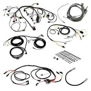 1964 1/2 Mustang Wiring Kit Six Cylinder, 2 Speed Wiper, 2 Speed Heater