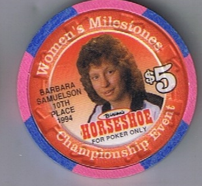 Horseshoe Barbara Samuelson World Series Of Poker Commemorative Casino ...