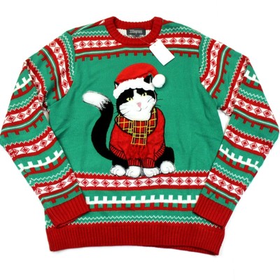 kitty christmas sweater