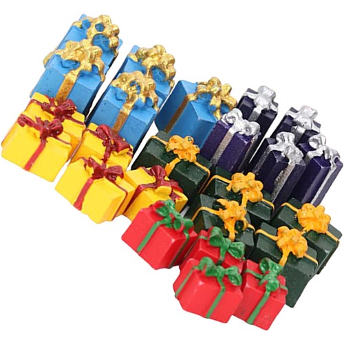 Confezione regalo compatta miniatura delicata scrivania 25 pezzi modello per decorazione - Foto 6 di 17