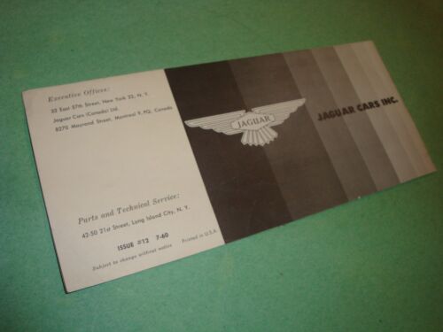 9A(12800) Jaguar Sales & Service Centers in North & Central America Booklet - Bild 3 von 5