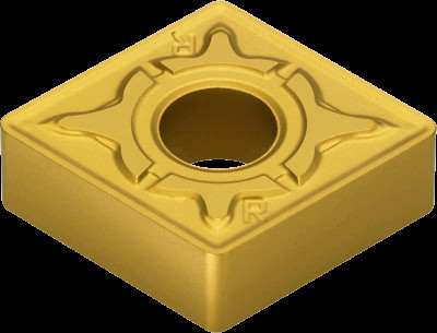 CNMG644 Carbide Turning Insert, Grade TiN/C6, 80° Negative Rake, 10-Pack